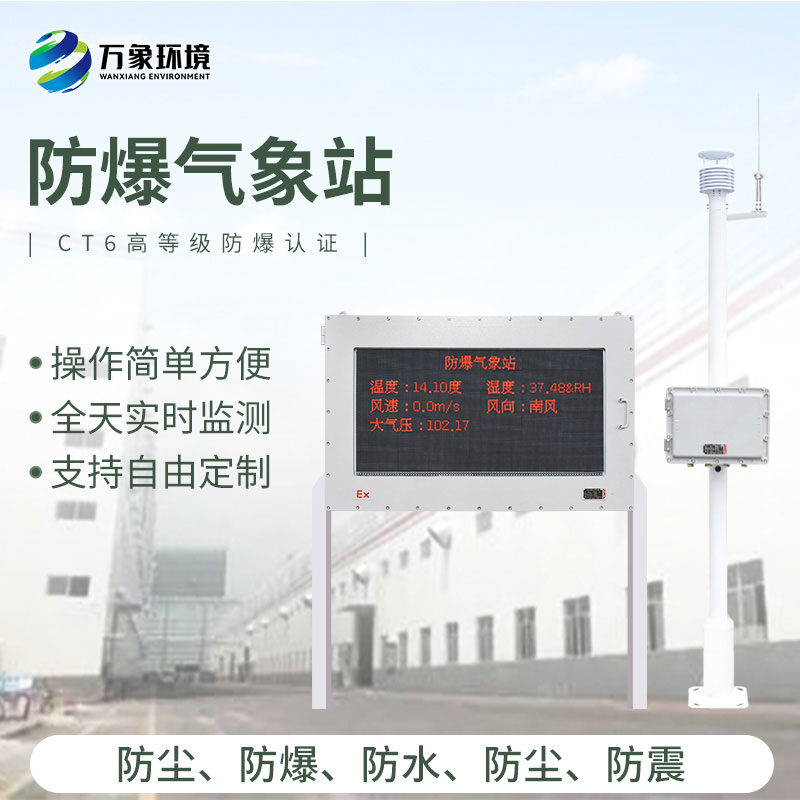 為什么要選擇大屏款防爆氣象站？