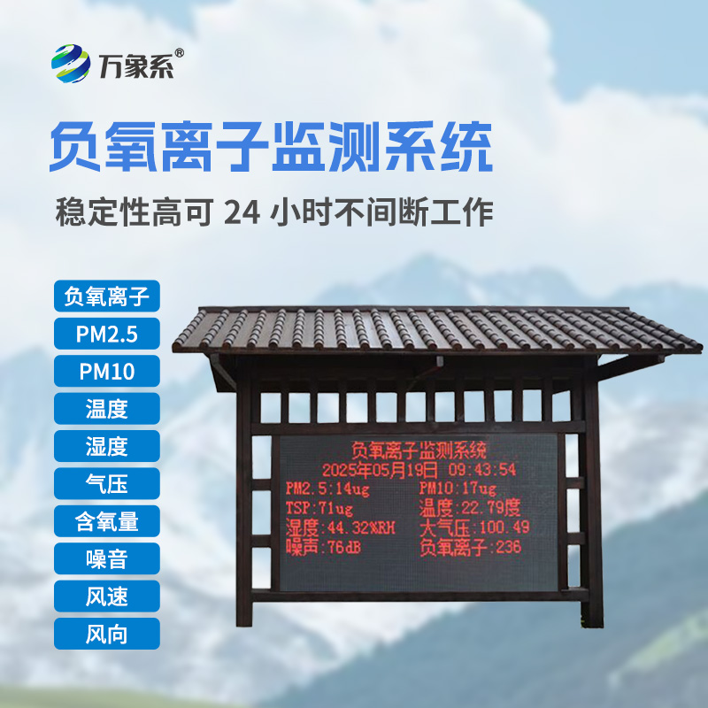 國(guó)產(chǎn)全自動(dòng)負(fù)氧離子在線監(jiān)測(cè)系統(tǒng)